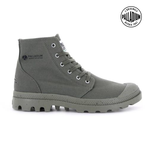 Dámské Boty Palladium Pampa Hi Organic II Šedé | CZ TYK-19V